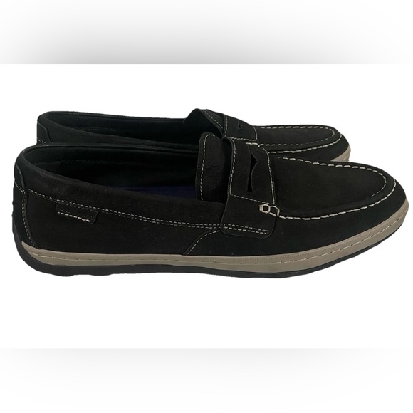 Cole Haan Claude Penny Loafer C30989 Men’s 12 Black Suede - Picture 3 of 8